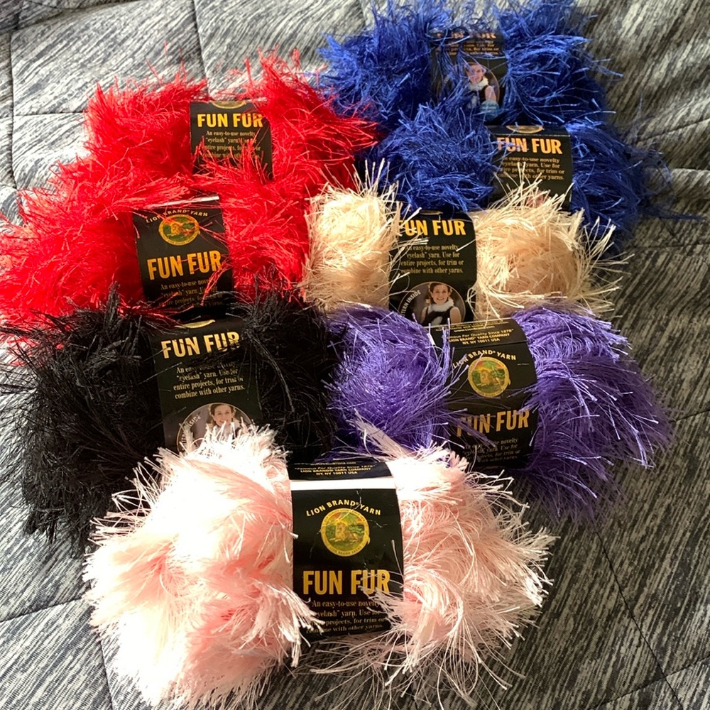 Lion brand Yarn Fun Fur